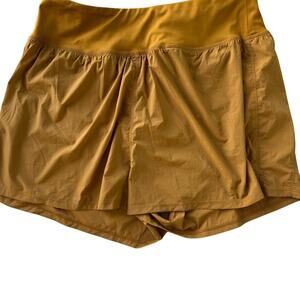 NWOT Madewell Women's Lined Golden Brown Athletic Shorts